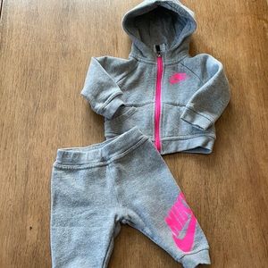 Nike sport sweatshirt pants and hoodie